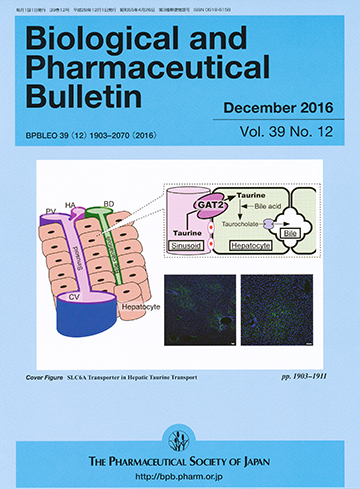 Biol Pharm Bull表紙